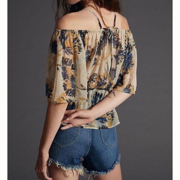 Let Me Be Off-The-Shoulder Sheer Blouse - Picture 4 of 4